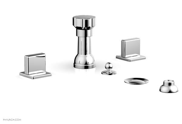 Phylrich - Mix 4 Hole Bidet Set - Blade Handles