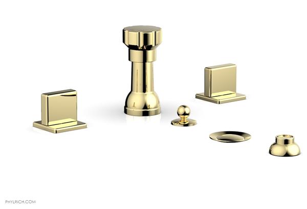 Phylrich - Mix 4 Hole Bidet Set - Blade Handles