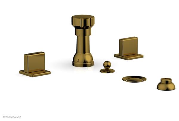 Phylrich - Mix 4 Hole Bidet Set - Blade Handles
