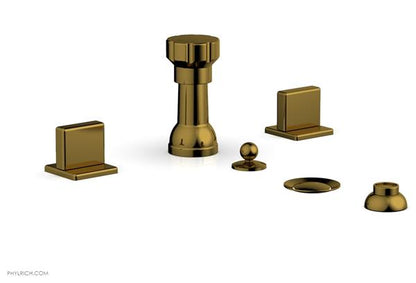 Phylrich - Mix 4 Hole Bidet Set - Blade Handles