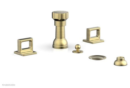 Phylrich - Mix 4 Hole Bidet Set - Ring Handles