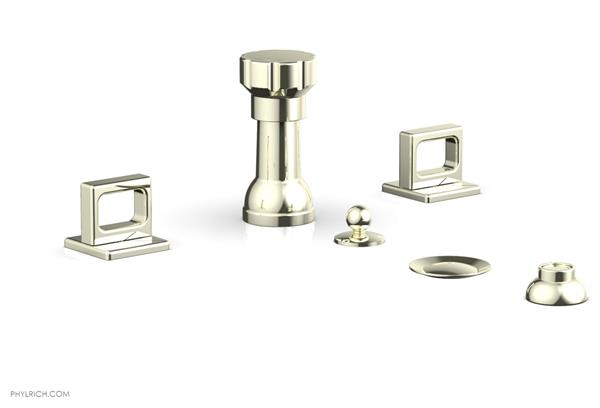 Phylrich - Mix 4 Hole Bidet Set - Ring Handles