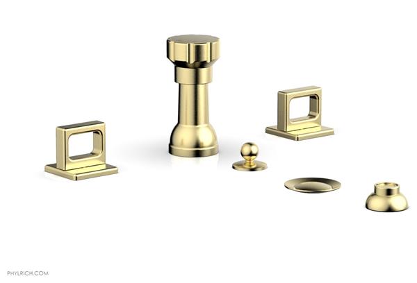 Phylrich - Mix 4 Hole Bidet Set - Ring Handles