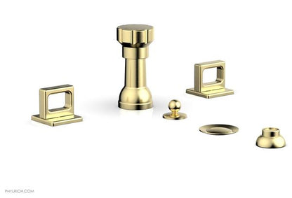 Phylrich - Mix 4 Hole Bidet Set - Ring Handles