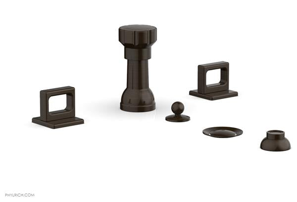 Phylrich - Mix 4 Hole Bidet Set - Ring Handles