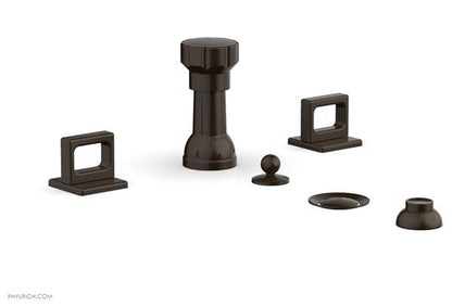 Phylrich - Mix 4 Hole Bidet Set - Ring Handles