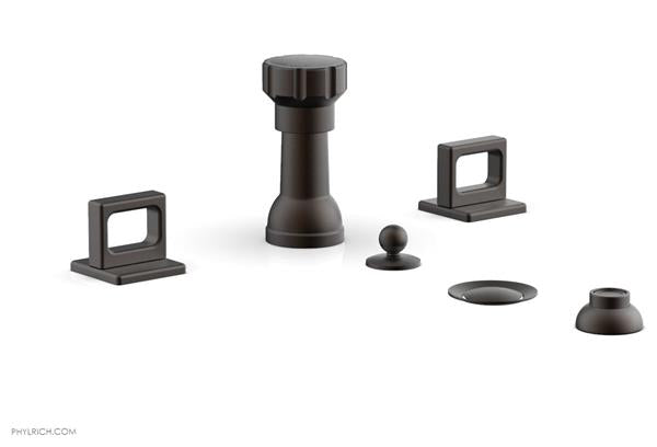 Phylrich - Mix 4 Hole Bidet Set - Ring Handles