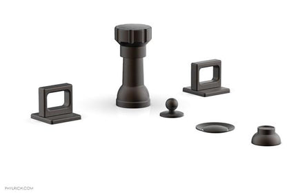 Phylrich - Mix 4 Hole Bidet Set - Ring Handles