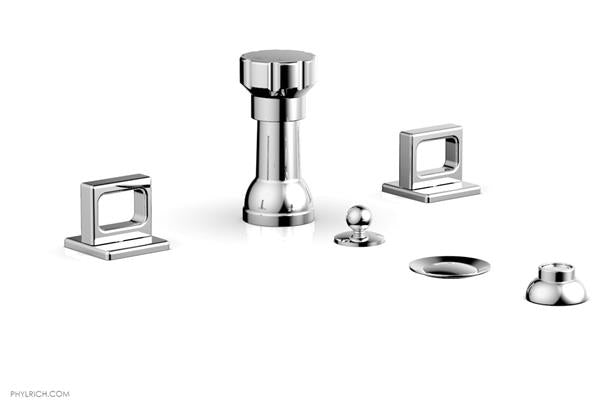 Phylrich - Mix 4 Hole Bidet Set - Ring Handles