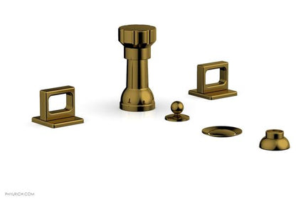 Phylrich - Mix 4 Hole Bidet Set - Ring Handles