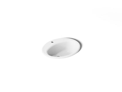 Kohler - Farmington 19-1/4 Inch Oval Drop-In Bathroom Sink - Single Hole
