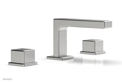 Phylrich - Mix Widespread Faucet Low Spout - Cube Handles