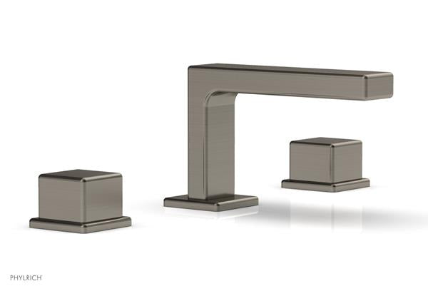 Phylrich - Mix Widespread Faucet Low Spout - Cube Handles