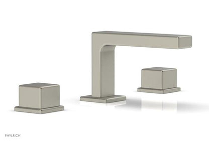 Phylrich - Mix Widespread Faucet Low Spout - Cube Handles