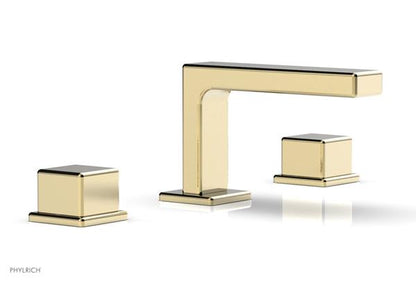 Phylrich - Mix Widespread Faucet Low Spout - Cube Handles