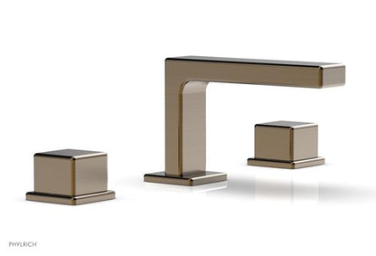 Phylrich - Mix Widespread Faucet Low Spout - Cube Handles