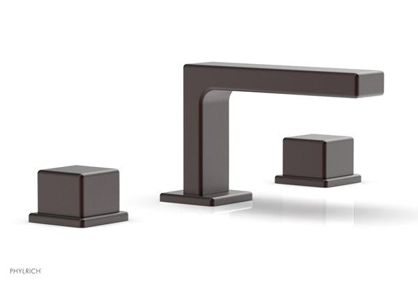 Phylrich - Mix Widespread Faucet Low Spout - Cube Handles