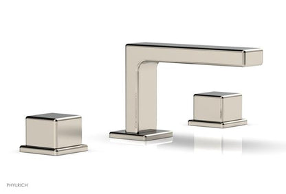 Phylrich - Mix Widespread Faucet Low Spout - Cube Handles
