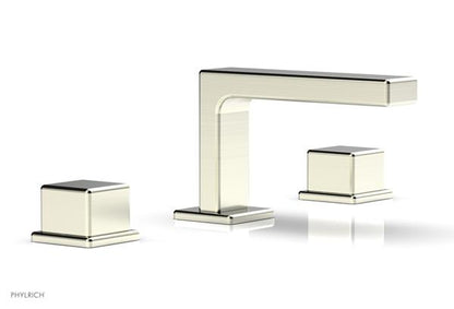 Phylrich - Mix Widespread Faucet Low Spout - Cube Handles