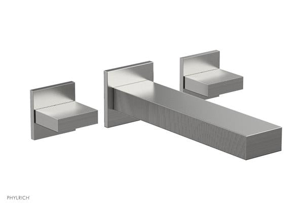 Phylrich - Stria Wall Lavatory Set - Blade Handle