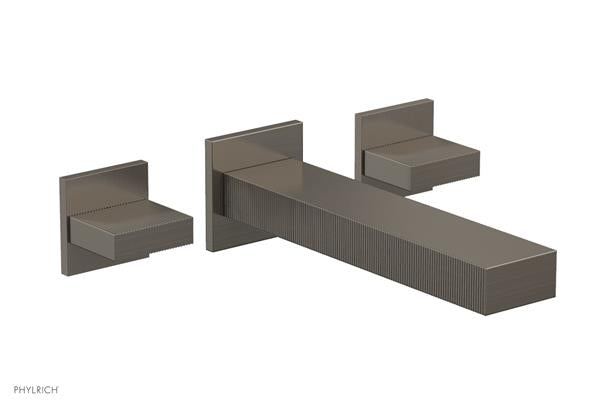 Phylrich - Stria Wall Lavatory Set - Blade Handle