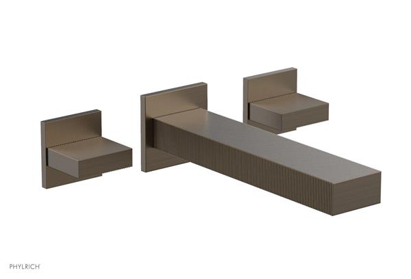 Phylrich - Stria Wall Lavatory Set - Blade Handle