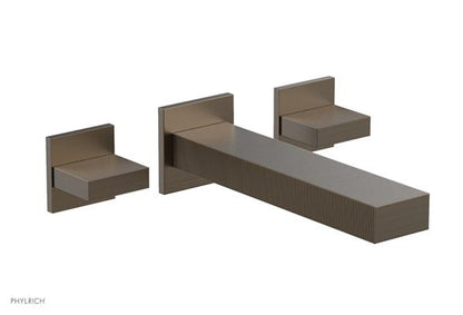 Phylrich - Stria Wall Lavatory Set - Blade Handle