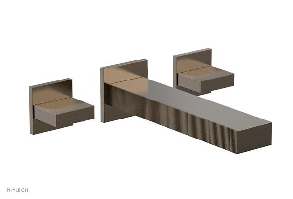 Phylrich - Stria Wall Lavatory Set - Blade Handle
