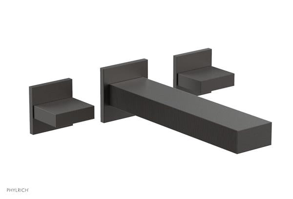 Phylrich - Stria Wall Lavatory Set - Blade Handle