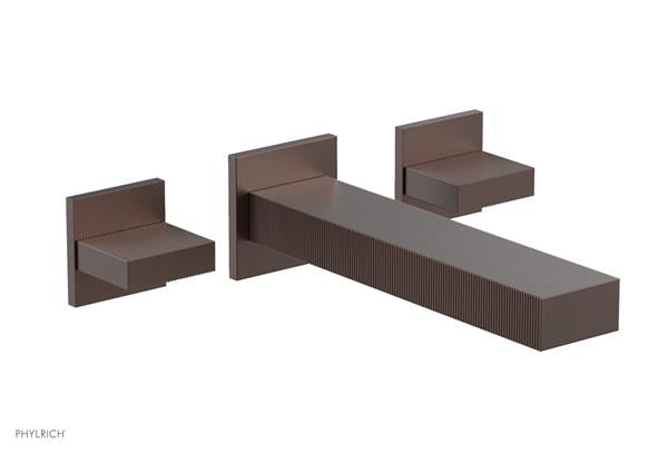 Phylrich - Stria Wall Lavatory Set - Blade Handle