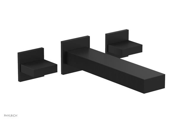 Phylrich - Stria Wall Lavatory Set - Blade Handle