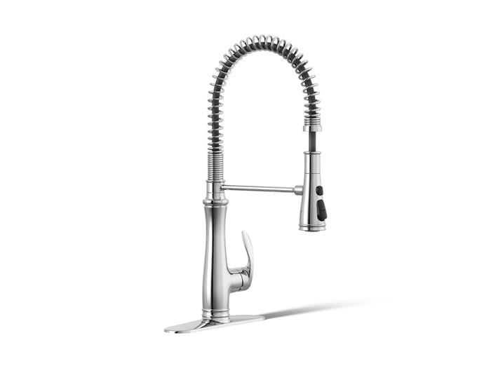 Kohler - Bellera Semi-Professional Kitchen Sink Faucet With Three-Function Sprayhead