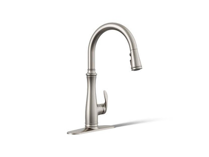 Kohler - Bellera Touchless Pull-Down Kitchen Sink Faucet With Three-Function Sprayhead