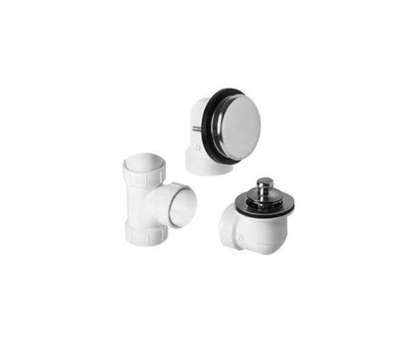 Mountain Plumbing - PVC Plumber's Half Kit with Deluxe Lift & Turn Trim (Designer Face Plate)