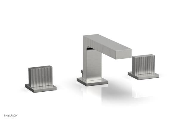 Phylrich - Stria Widespread Faucet Low Spout - Blade Handles
