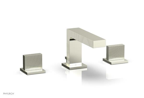 Phylrich - Stria Widespread Faucet Low Spout - Blade Handles