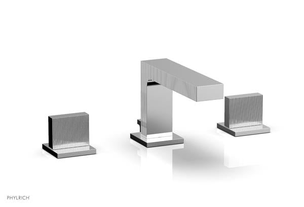 Phylrich - Stria Widespread Faucet Low Spout - Blade Handles