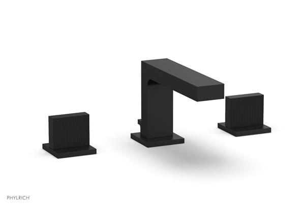 Phylrich - Stria Widespread Faucet Low Spout - Blade Handles