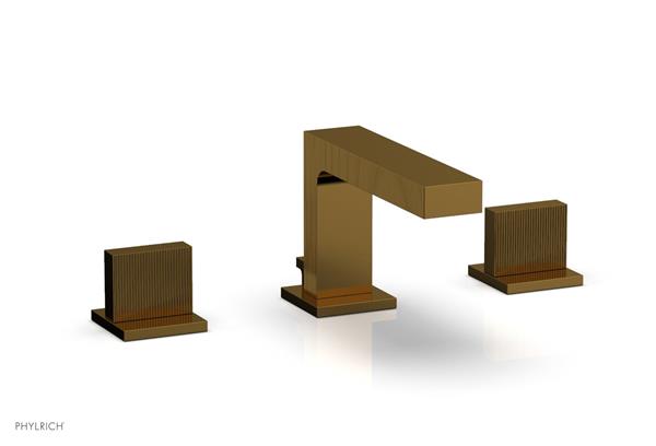 Phylrich - Stria Widespread Faucet Low Spout - Blade Handles