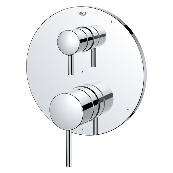 Grohe - Timeless Pressure Balance Valve Trim With 2-Way Diverter With Cartridge
