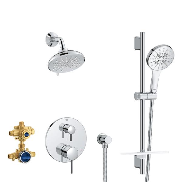 Grohe - Timeless 2-Handle Pressure Balance Shower Bundle