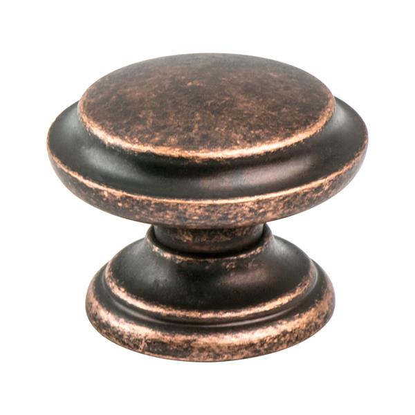 Berenson - Euro Rustica Rustic Copper Ringed Knob
