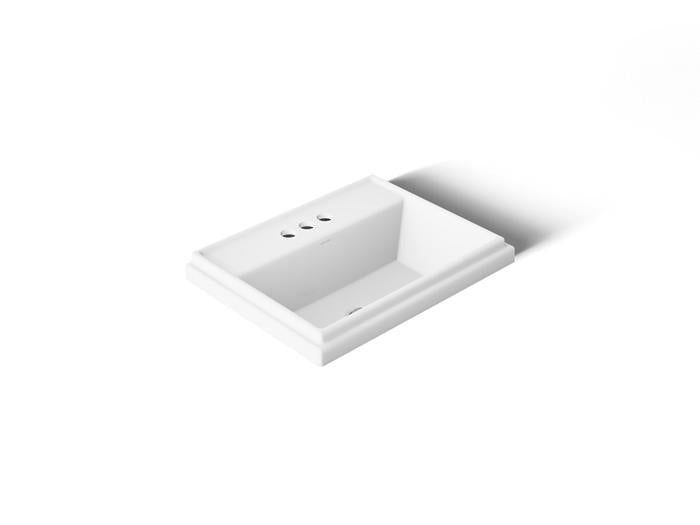 Kohler - Tresham 21-3/4 Inch Rectangular Drop-In Bathroom Sink With Overflow W/4 Cc
