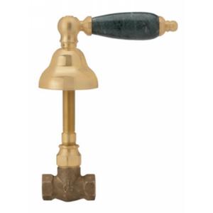 Phylrich - Carrara 1/2 Inch Volume Control/Diverter Green Marble Lever Handle