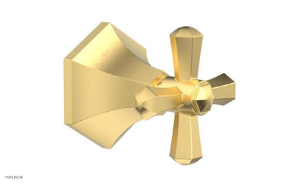 Phylrich - Le Verre & La Crosse Volume Control/Diverter Trim - Cross Handle