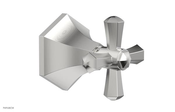Phylrich - Le Verre & La Crosse Volume Control/Diverter Trim - Cross Handle