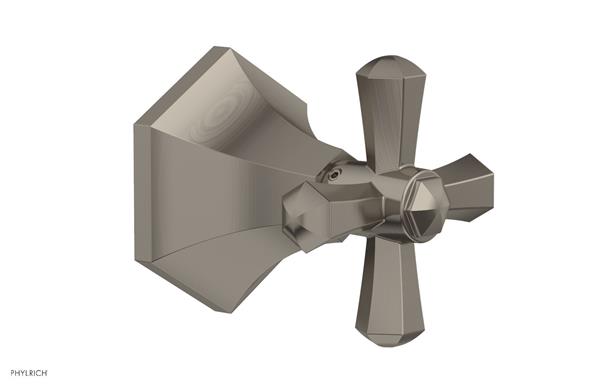 Phylrich - Le Verre & La Crosse Volume Control/Diverter Trim - Cross Handle