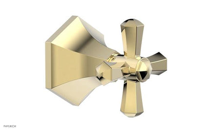 Phylrich - Le Verre & La Crosse Volume Control/Diverter Trim - Cross Handle