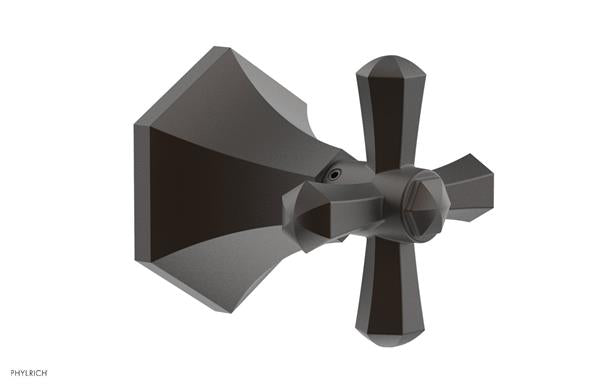 Phylrich - Le Verre & La Crosse Volume Control/Diverter Trim - Cross Handle