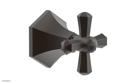 Phylrich - Le Verre & La Crosse Volume Control/Diverter Trim - Cross Handle